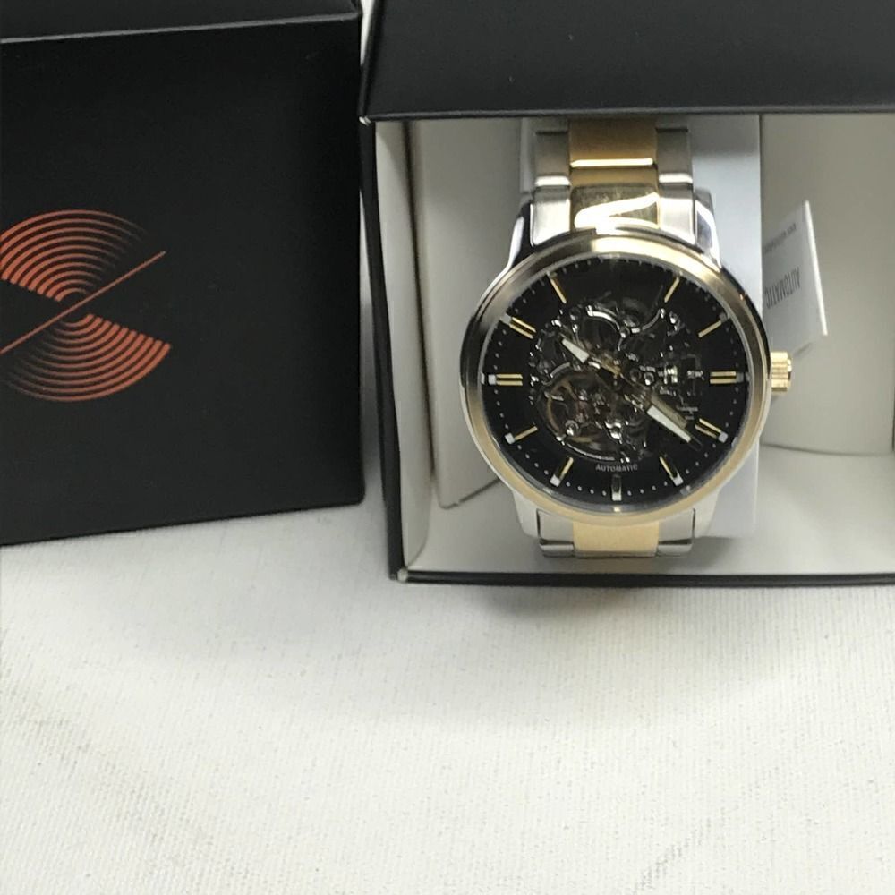 Watch Station Auto Stainless Watch NWT - Picture 2 of 7